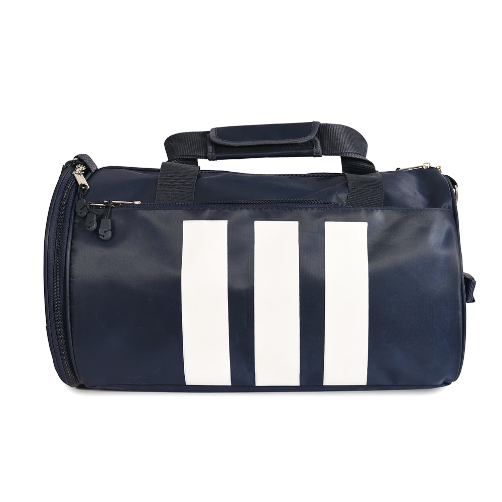 Duffle Bags (Navy Blue with White Strap)