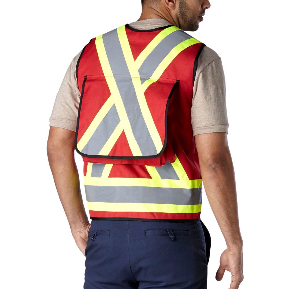 Men’s All-Trades Red Surveyor Safety Vest