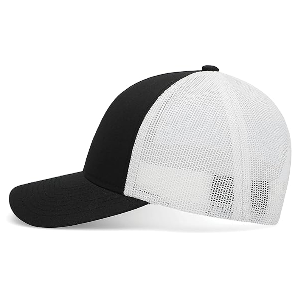 Customized Trucker Hats (Black – White)